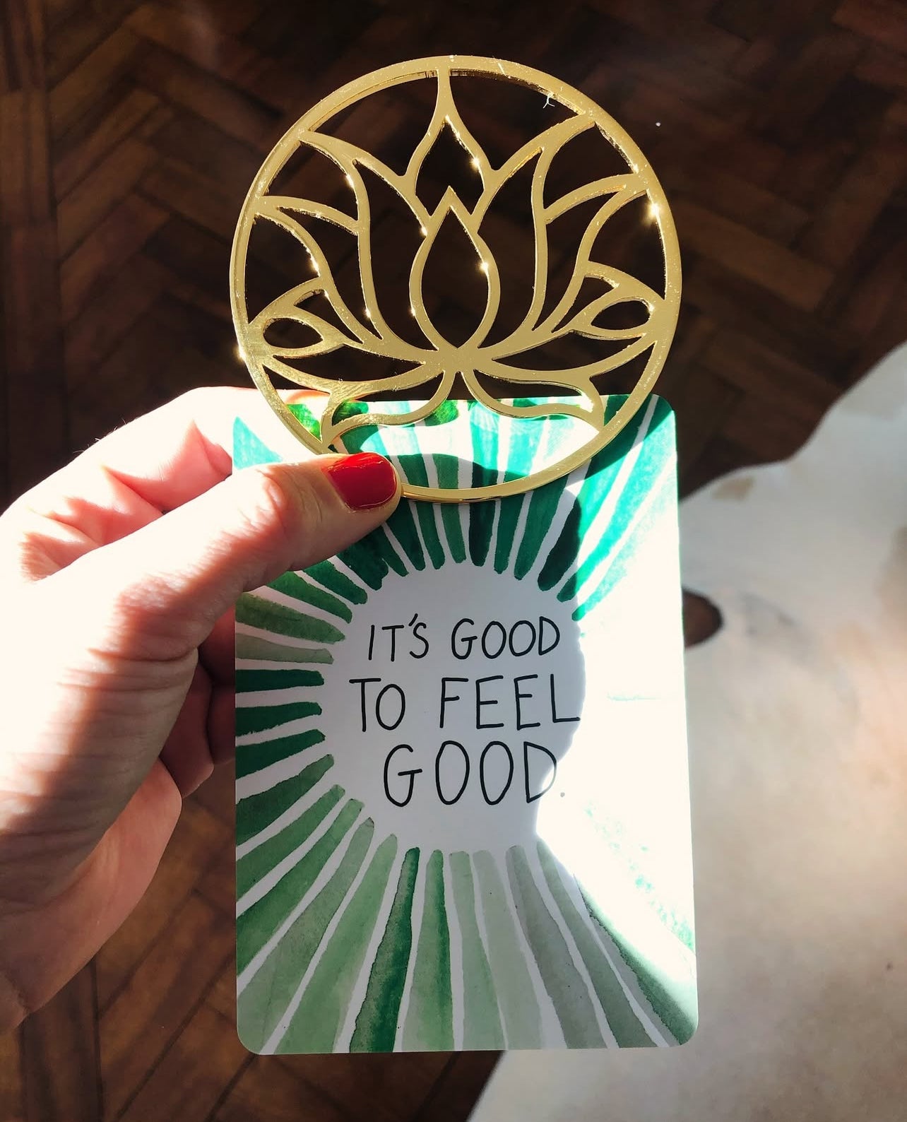 Lotus Flower Tool Gold 24k Tool