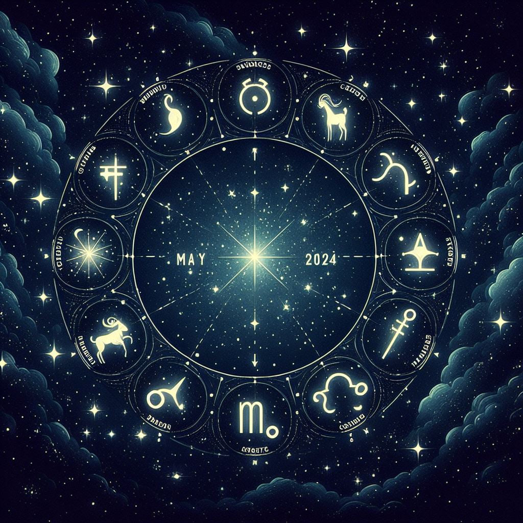 Horoscope, May 2024 HEALING ENERGY TOOLS