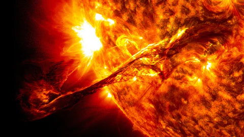 Solar Flares and Consciousness