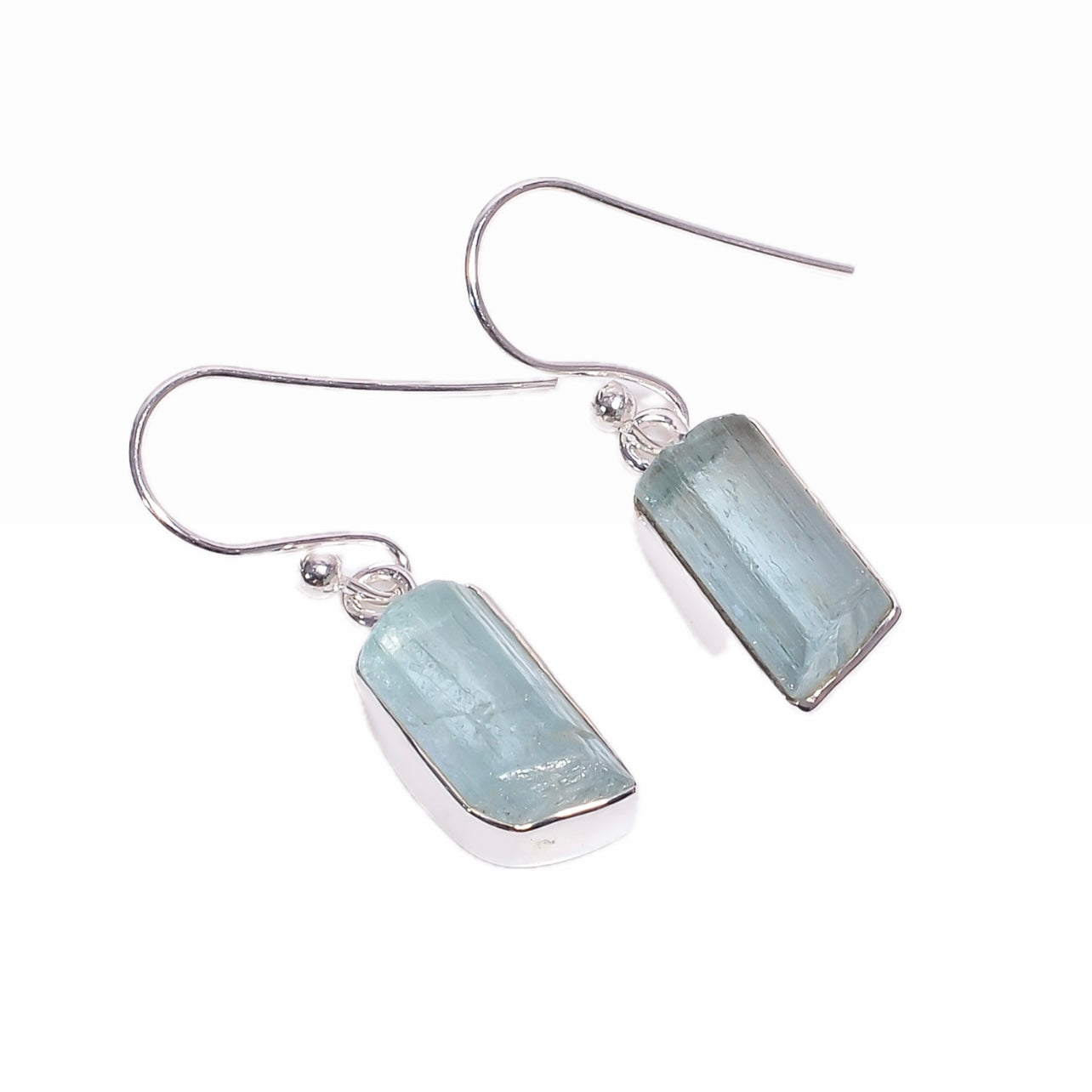 Aquamarine Earrings Sterling Silver 925