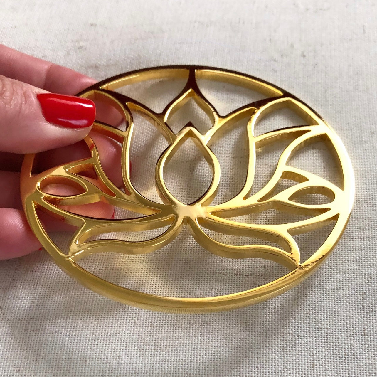 Lotus Flower Tool  Gold 24k Tool