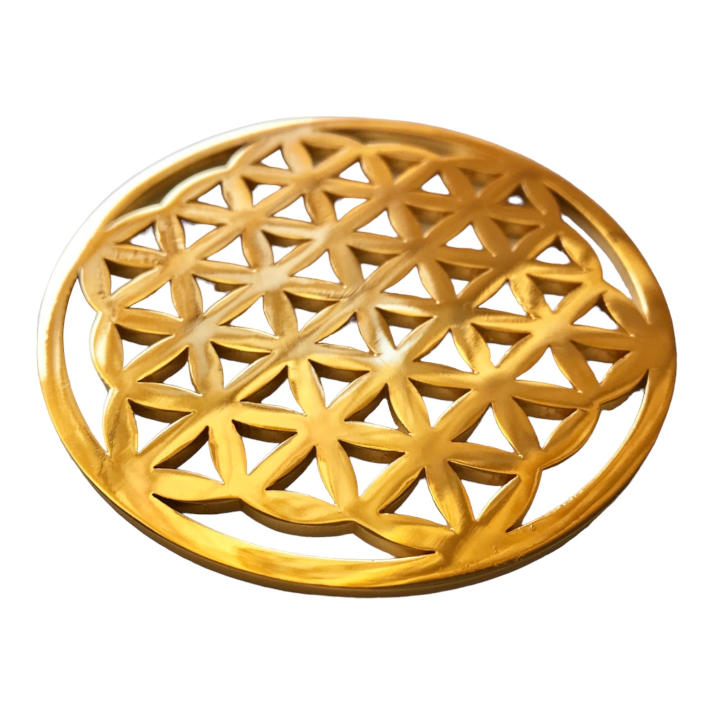 The Flower of Life Gold 24K Plated Tool Pocket Size (New)