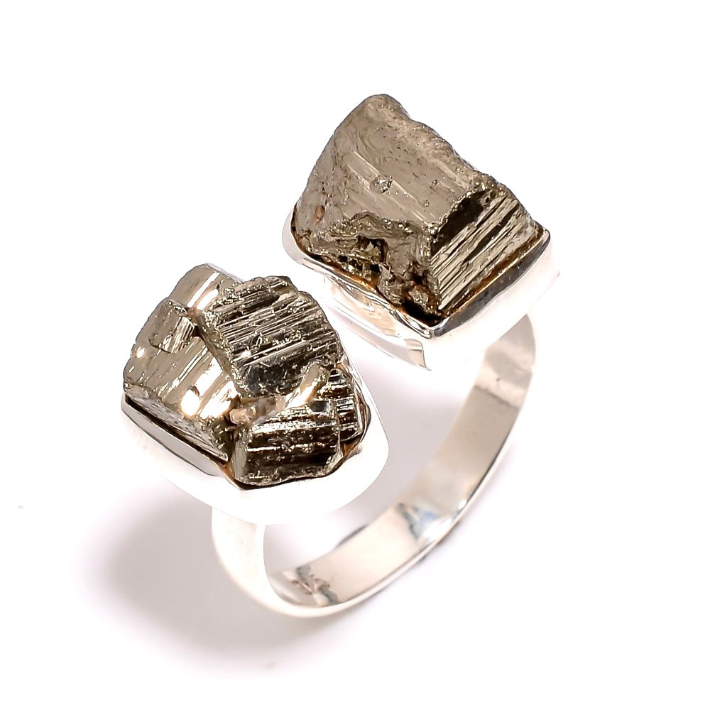 Pyrite Ring Sterling Silver 925