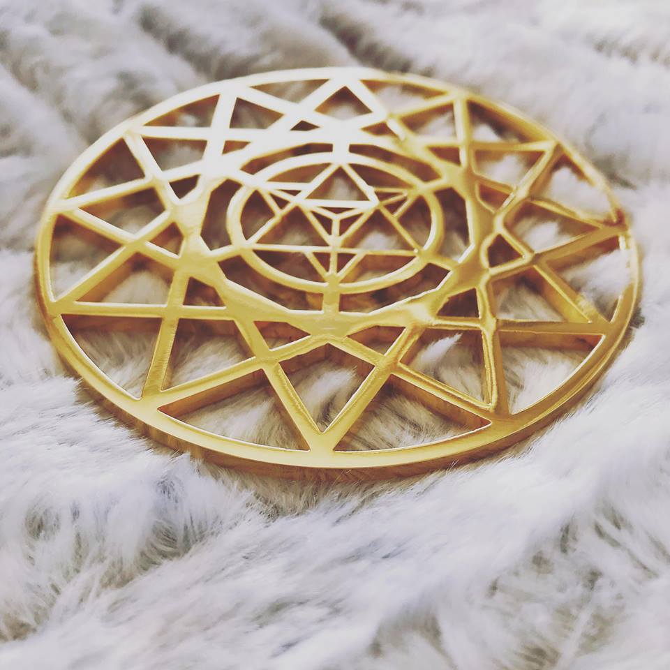 Metatrons MerKaBa Gold 24K Plated Tool – HEALING ENERGY TOOLS