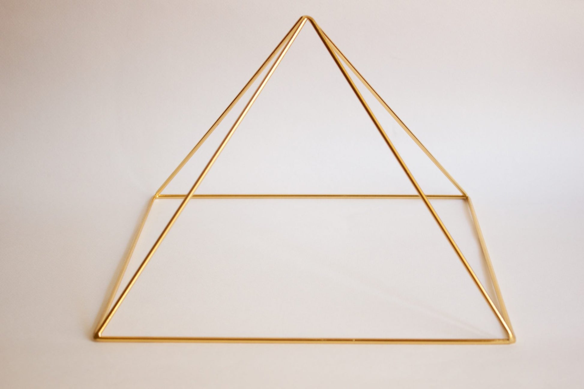 Gold 24k plated Meditation Pyramid