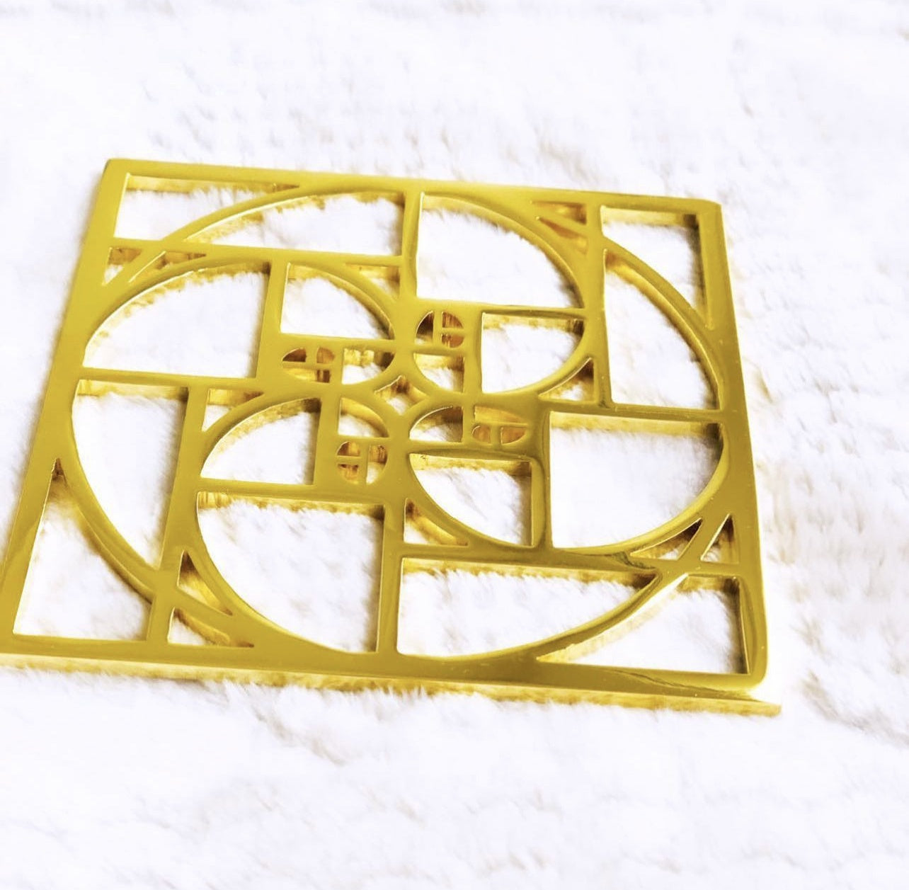 Golden Ratio Fibonacci Tool Gold 24k plated